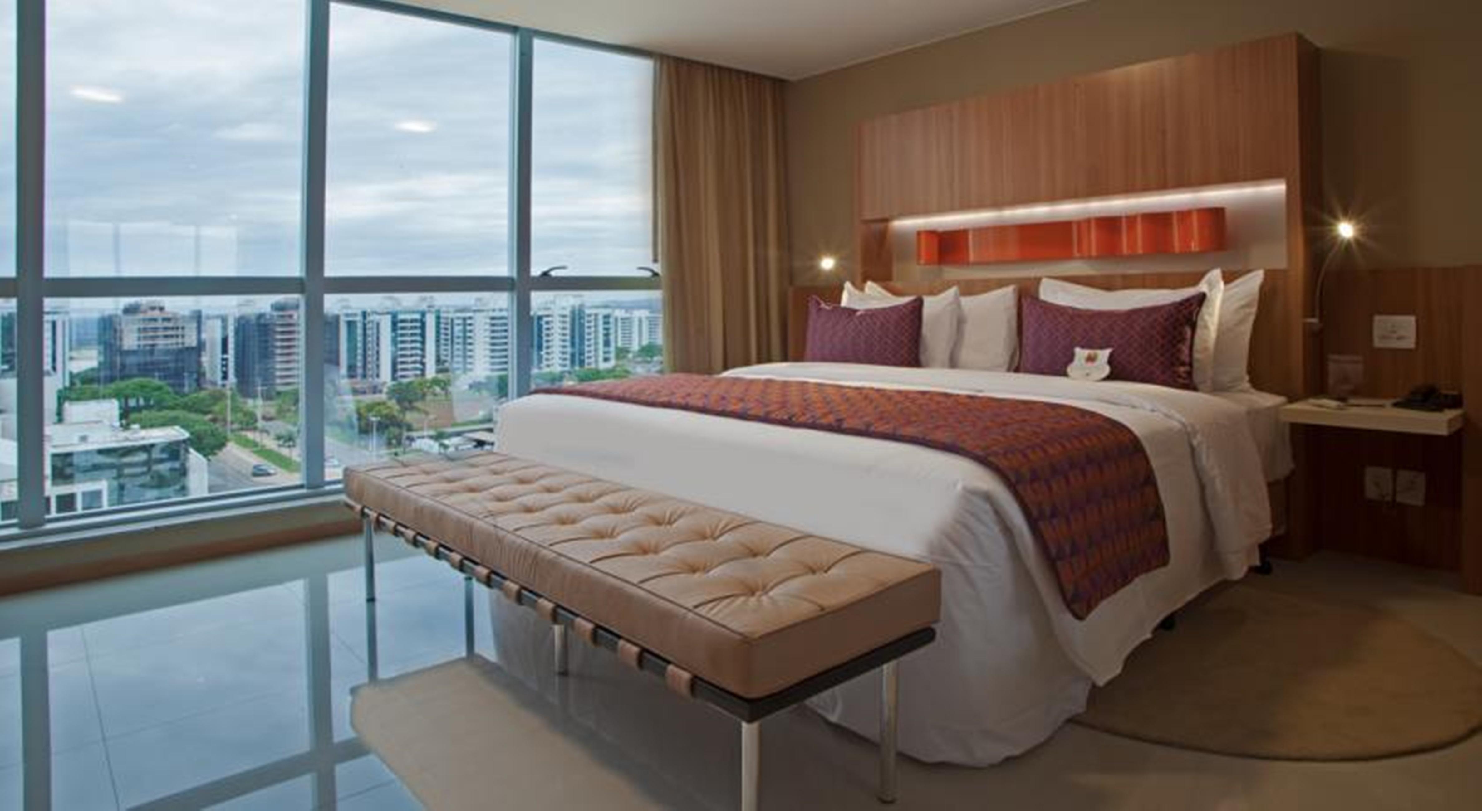 巴西利亚尊玉蓝树酒店 Candangolandia 外观 照片 A bedroom at the JW Marriott Hotel Bogotá