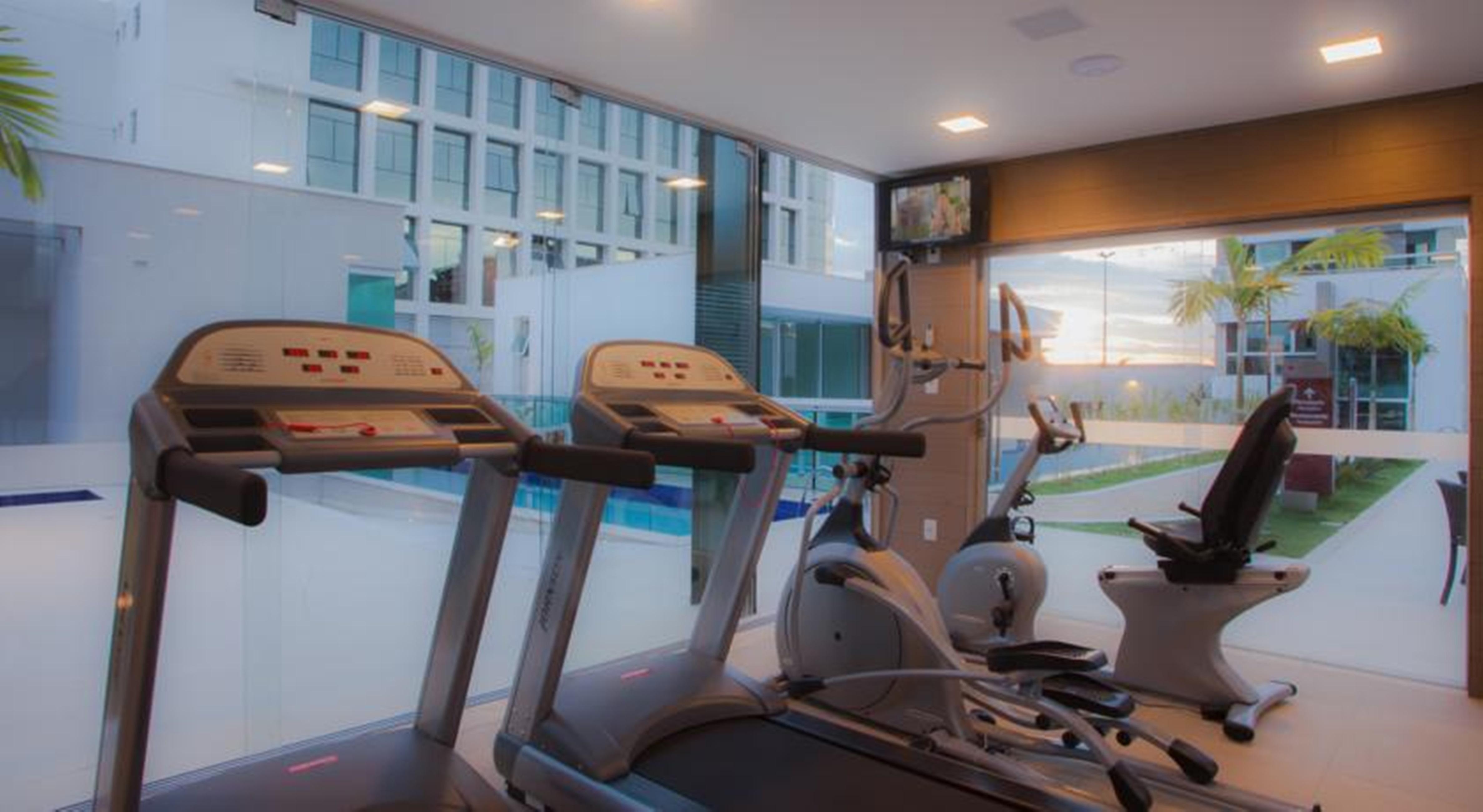 巴西利亚尊玉蓝树酒店 Candangolandia 外观 照片 The gym at the hotel