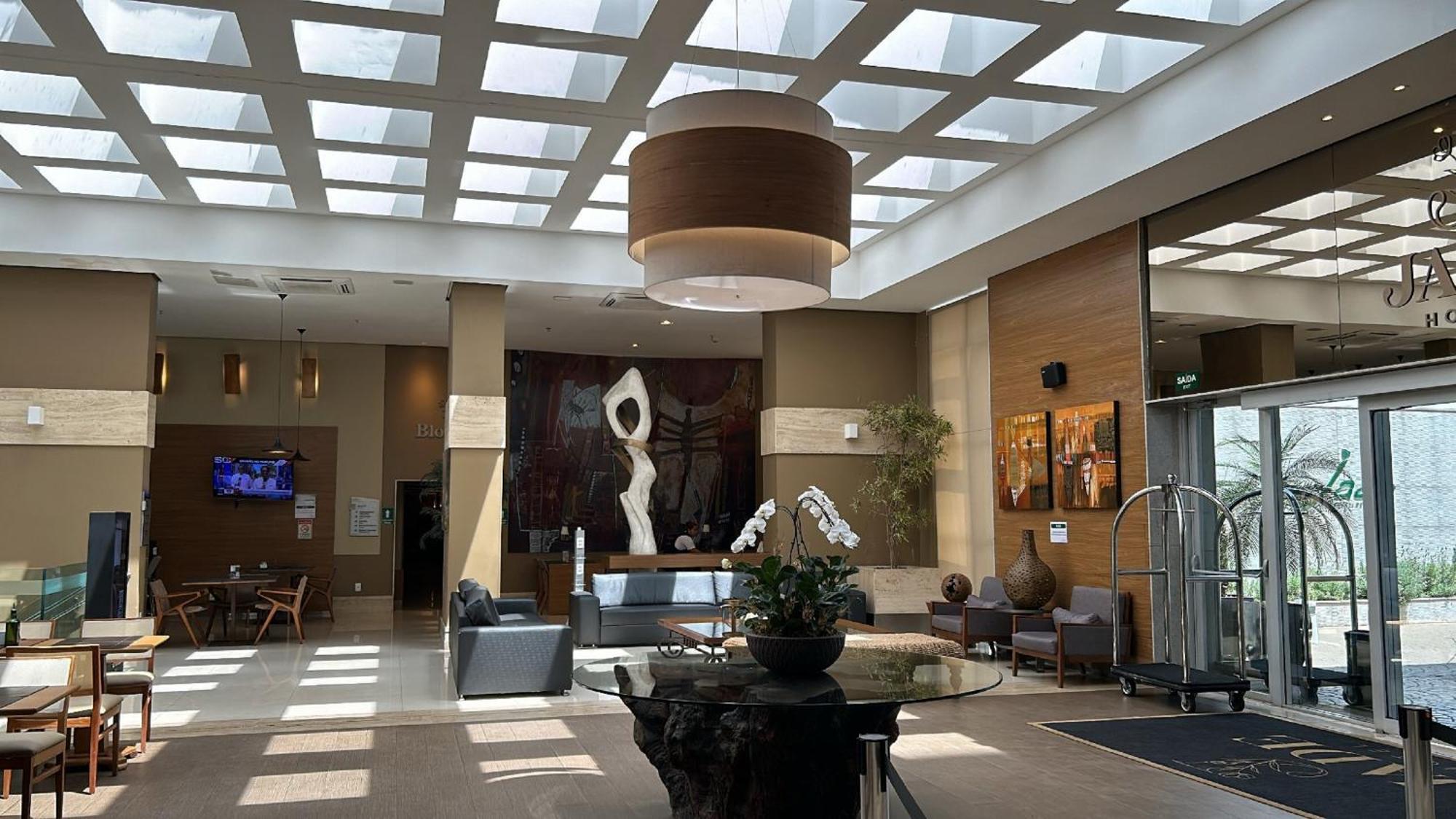 巴西利亚尊玉蓝树酒店 Candangolandia 外观 照片 Lobby of the hotel