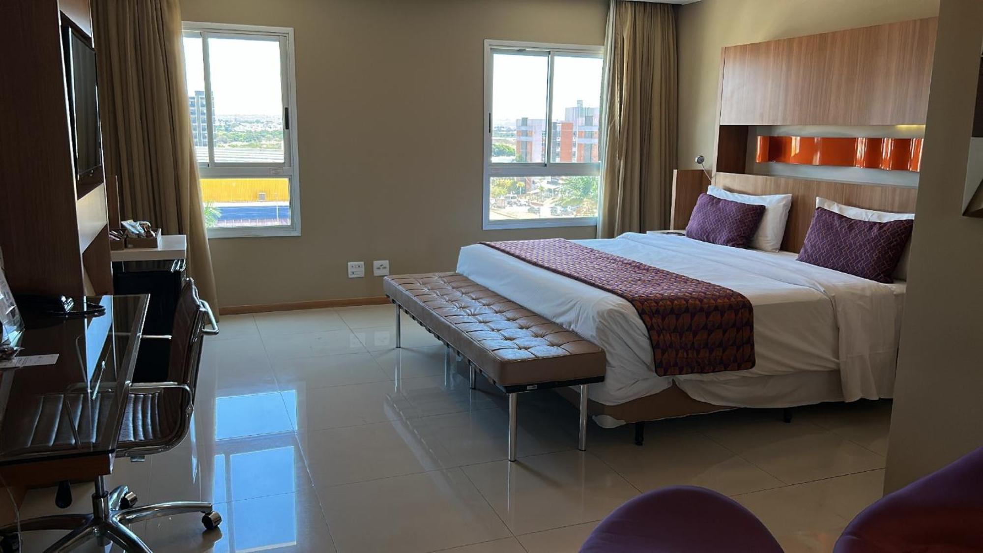 巴西利亚尊玉蓝树酒店 Candangolandia 外观 照片 A bedroom at the hotel