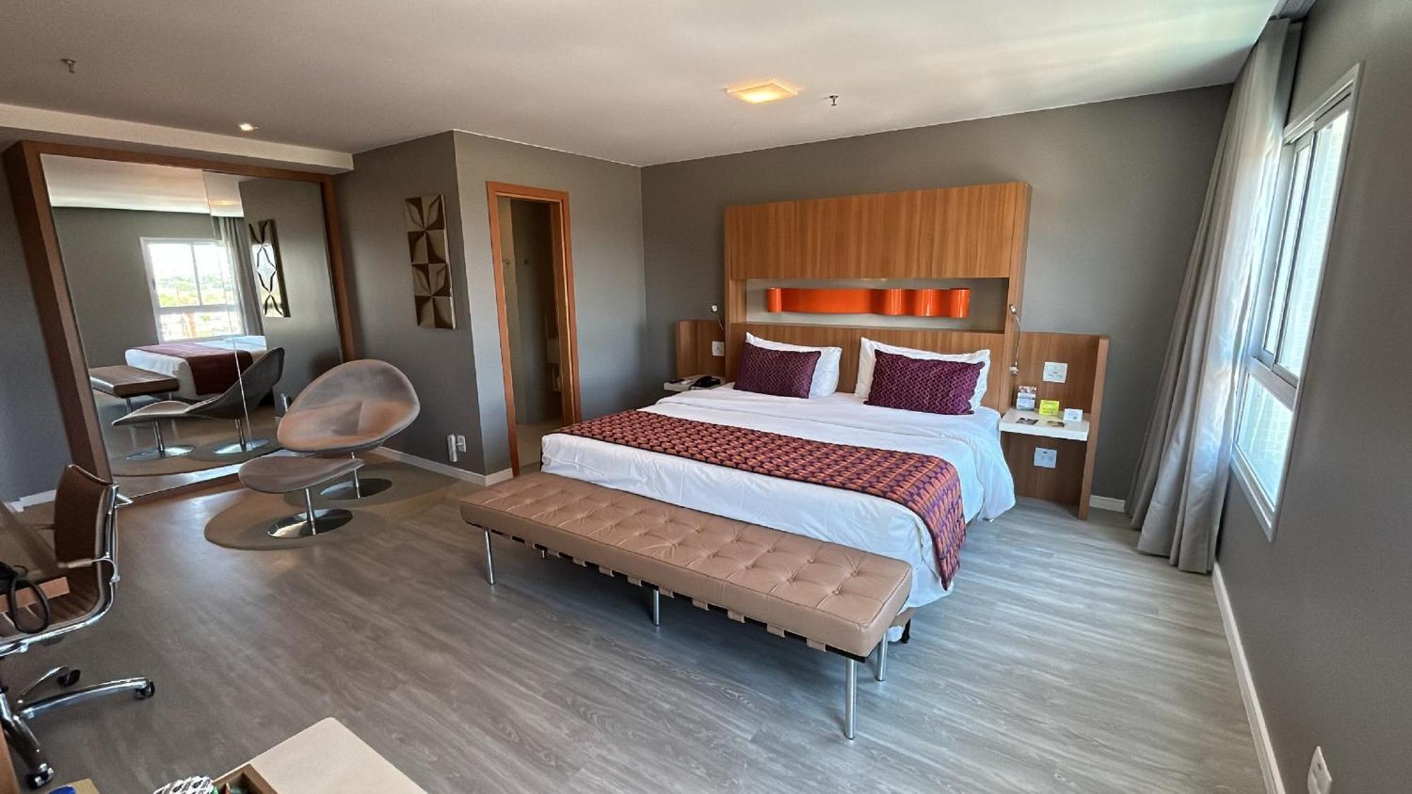 巴西利亚尊玉蓝树酒店 Candangolandia 外观 照片 A room at the hotel