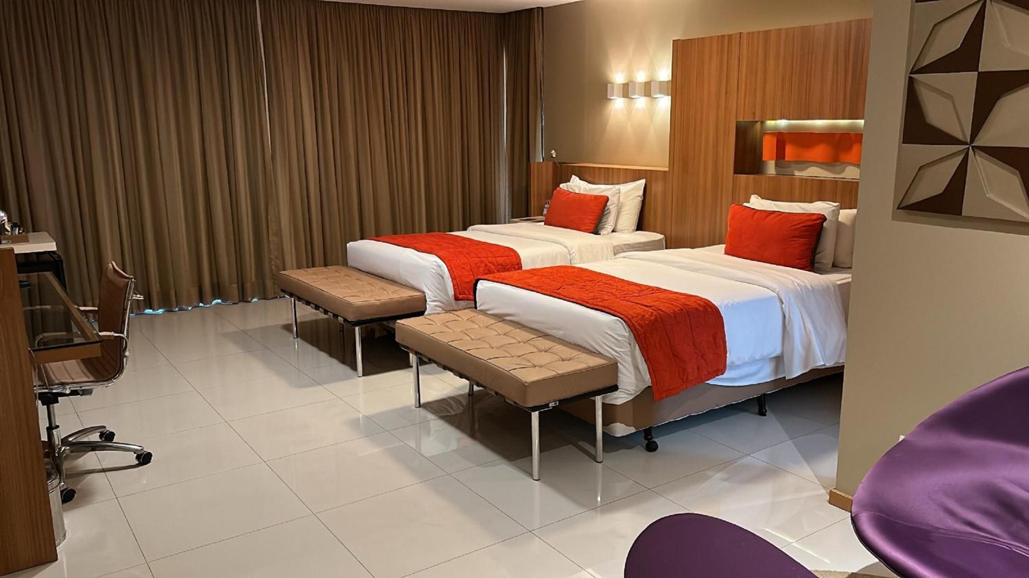 巴西利亚尊玉蓝树酒店 Candangolandia 外观 照片 A room at the hotel