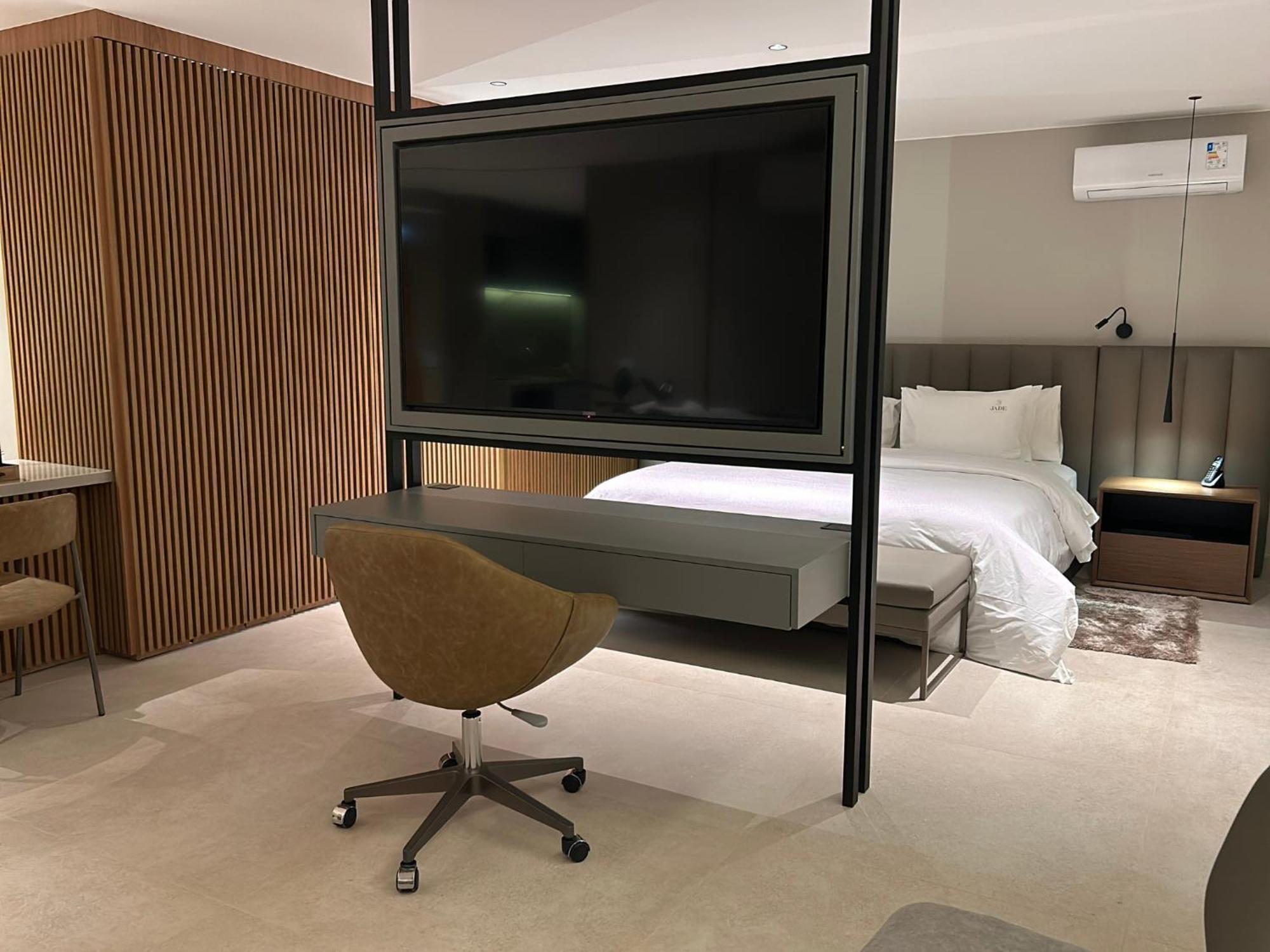 巴西利亚尊玉蓝树酒店 Candangolandia 外观 照片 A room at the hotel